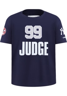 Aaron Judge New York Yankees Boys Navy Blue Classic Short Sleeve Fashion Tee