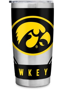 Iowa Hawkeyes 20oz Stainless Steel Tumbler - Silver