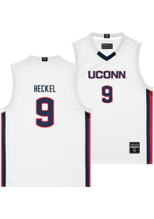 Kayleigh Heckel  Campus Ink UConn Huskies White NIL Jersey