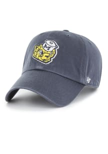 47 Michigan Wolverines Clean Up Adjustable Hat - Navy Blue