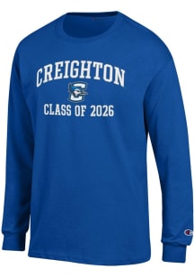 Champion Creighton Bluejays Blue Font Class of 2026 Jersey Long Sleeve T Shirt
