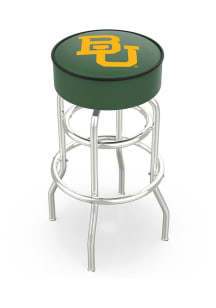 Baylor Bears Double-Ring Swivel Pub Stool - Black