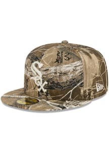 New Era Chicago White Sox Mens Green Realtree Basic 59FIFTY Fitted Hat