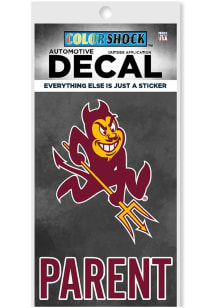 Arizona State Sun Devils Parent Auto Decal - Red