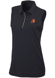 Columbia USC Trojans Womens Black Heat Seal Tend the Ball Tank Top