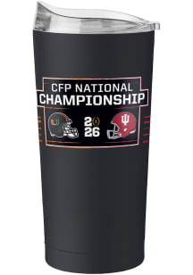Logo Brands Indiana Hoosiers 2026 CFP National Championship Head To Head vs Miami Hurricane 20oz S..