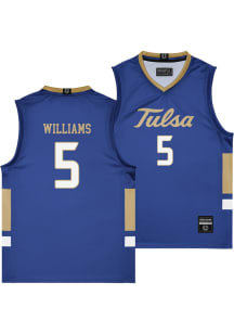 Mike Williams  Campus Ink Tulsa Golden Hurricane Youth NIL Royal Blue Basketball Jersey