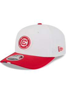 New Era Chicago Fire 2026 MLS Kick Off 2T 9SEVENTY Stretch Snap Adjustable Hat - White