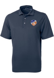 Cutter and Buck FC Cincinnati Navy Blue Virtue Eco Pique Big and Tall Polo