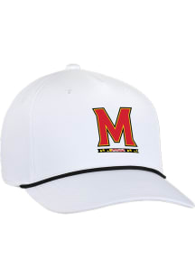 Maryland Terrapins Alto Rope Adjustable Hat - White