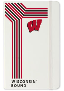 Wisconsin Badgers School Bound Notebook and Folder - White