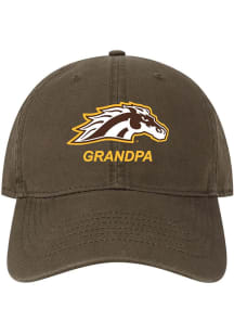 Western Michigan Broncos Grandpa Twill Adjustable Hat - Brown