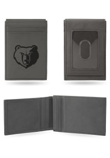 Memphis Grizzlies Laser Engraved Mens Bifold Wallet