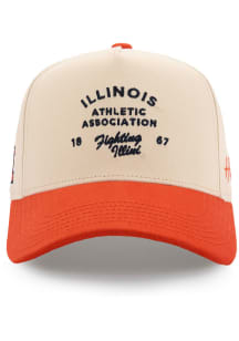 Illinois Fighting Illini Athletic Association Adjustable Hat - Ivory