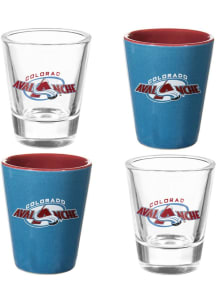 Colorado Avalanche 2oz 4 Piece Set Shot Glass