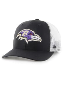 47 Baltimore Ravens Strap Trucker Adjustable Hat - Black