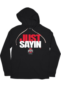 Julian Sayin Ohio State Buckeyes Mens Black Football Just Sayin Player Hood