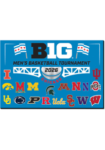 Big Ten 2026 Men Basketball Tournament Magnet