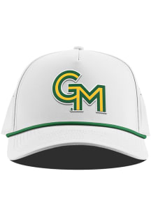 Branded Bills George Mason University Curved 5 Panel Rope Adjustable Hat - White