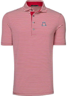 Greyson Arizona Wildcats Mens Cardinal Red Quogue Short Sleeve Fashion Polo