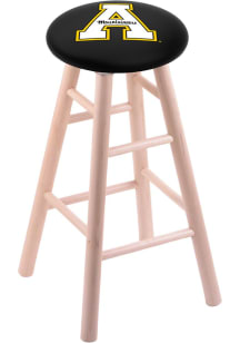 Appalachian State Mountaineers Round Cushion Maple Pub Stool - Brown