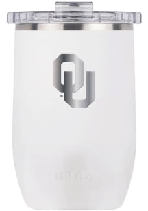 Oklahoma Sooners ORCA 12oz Whiteout Vino Stainless Steel Tumbler - White