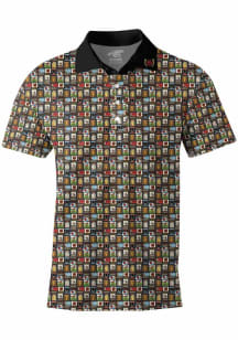 Kentucky Derby Mens Grey Hot Off the Press Short Sleeve Dress Shirt