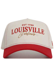 No Rivals Louisville Cardinals Vintage Adjustable Hat - Ivory