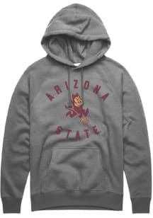 Summit Sportswear Arizona State Sun Devils Mens Grey Heather Triblend Fashion Hood
