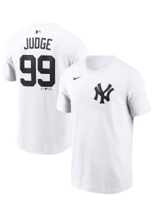 Aaron Judge New York Yankees White Home Short Sleeve Player T Shirt