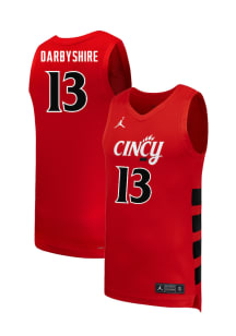 Grant Darbyshire  Nike Cincinnati Bearcats Red NIL Name And Number Jersey