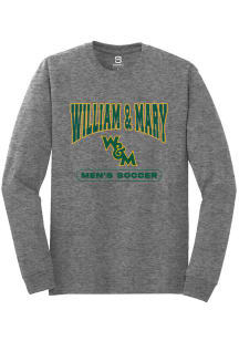 Summit Sportswear William & Mary Tribe Graphite Mens Soccer Long Sleeve T Shirt