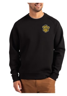 Cutter and Buck Missouri Tigers Mens Black Vault Roam Long Sleeve Crew Sweatshirt
