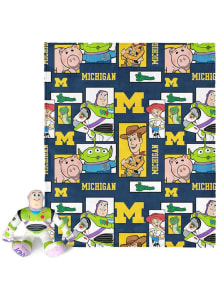 Michigan Wolverines Toy Story Buzz Lightyear Hugger Throw Pillow - Navy Blue