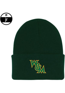 LogoFit William & Mary Tribe Green Northpole Cuffed Youth Knit Hat