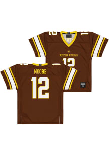 Dillon Moore  Campus Ink Western Michigan Broncos Brown NIL Football Jersey