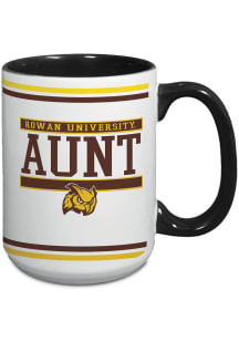 Rowan University 15oz Aunt Java Ceramic Mug - White