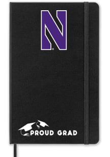 Northwestern Wildcats Proud Grad Notebook and Folder - Black