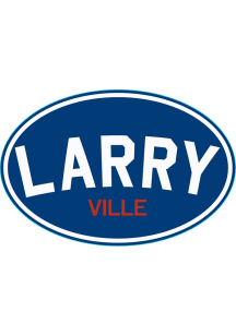 Lawrence Larry Ville Euro Style Stickers - Blue