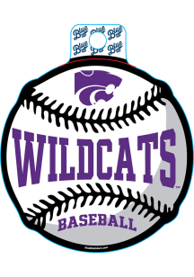 K-State Wildcats Baseball Stickers - Purple