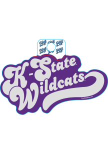 K-State Wildcats Huffed Font Stickers - Purple