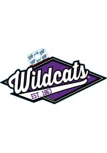 K-State Wildcats Diamond Stickers - Purple
