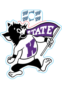 K-State Wildcats Wuilli Stickers - Purple