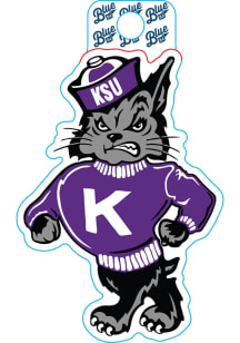 K-State Wildcats Sailor Cat Stickers - Purple