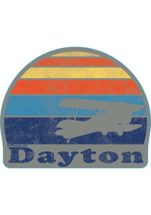 Dayton Sunset Stickers - Blue