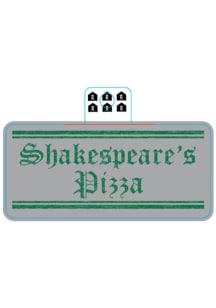 Shakespeare's Pizza Shakespears Pizza Logo Stickers - Green