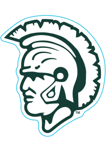 Michigan State Spartans Spartan Head Stickers - Green