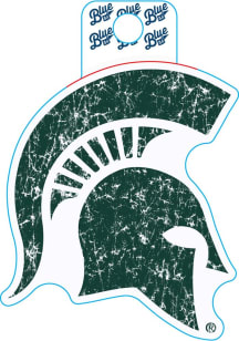 Michigan State Spartans Distressed Stickers - Green