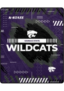 K-State Wildcats Game tech 60 x 72 Fleece Blanket - Purple
