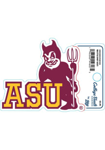 Arizona State Sun Devils Mascot Stickers - Maroon